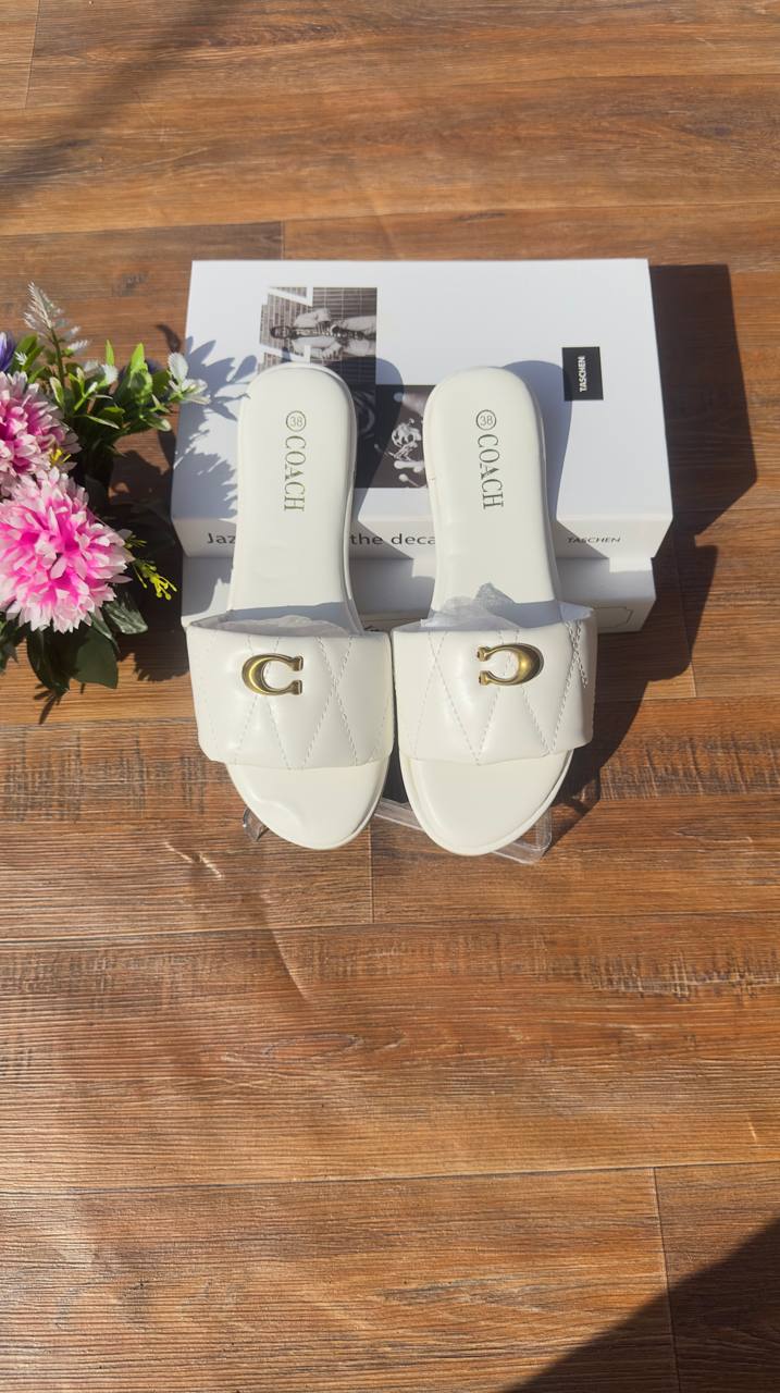 Coach slippers