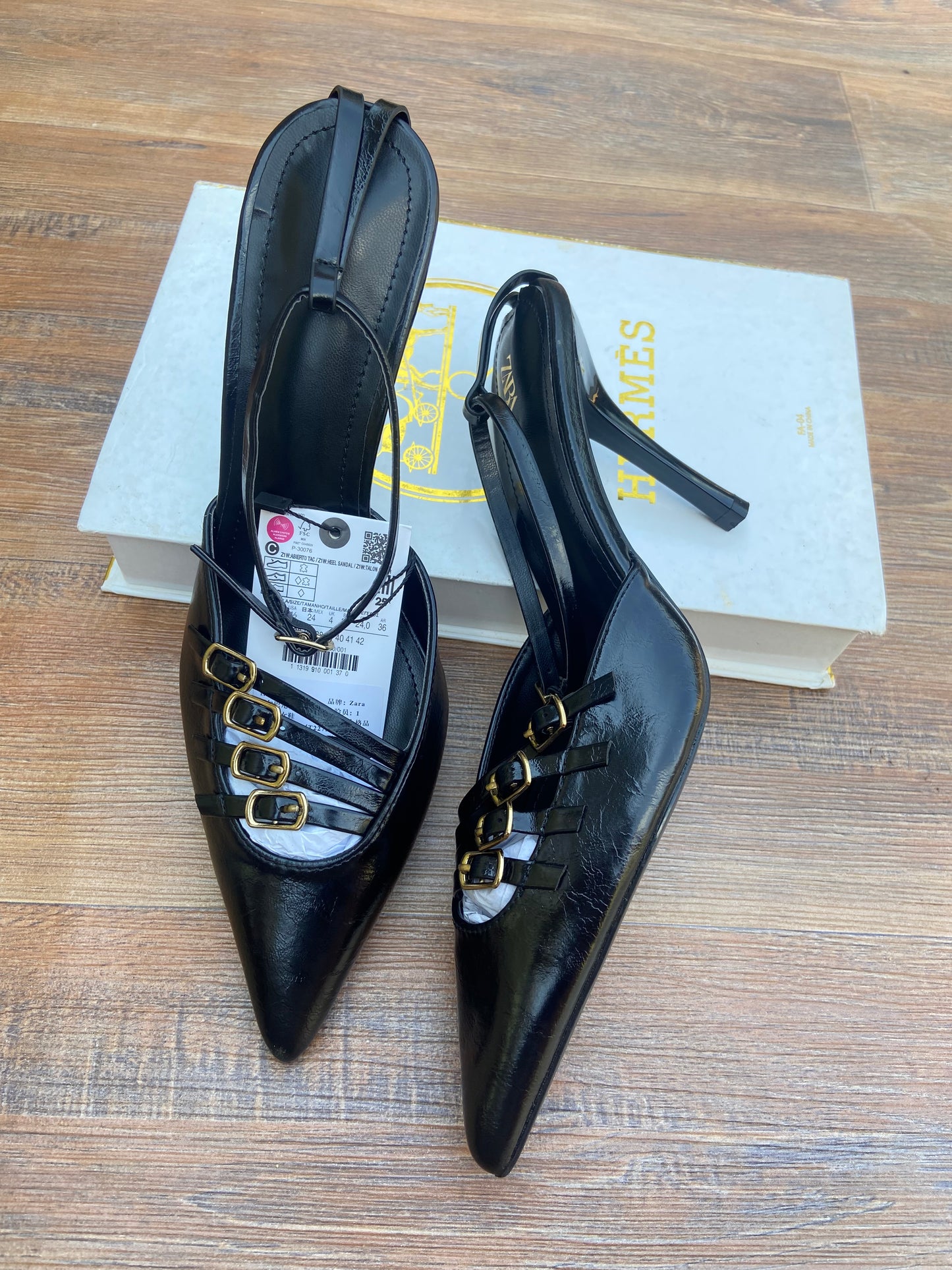 Buckle heels