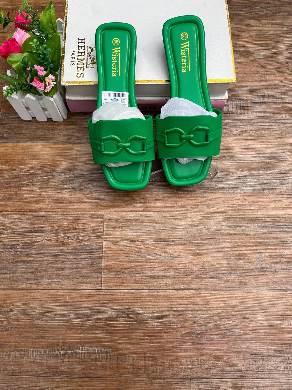 Wisteria slippers