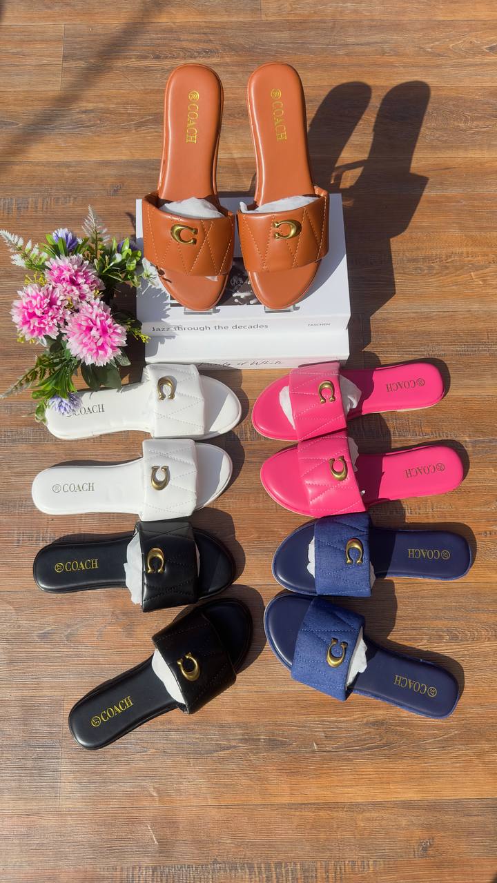Coach slippers