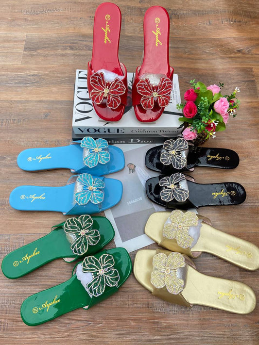 Butterfly slippers
