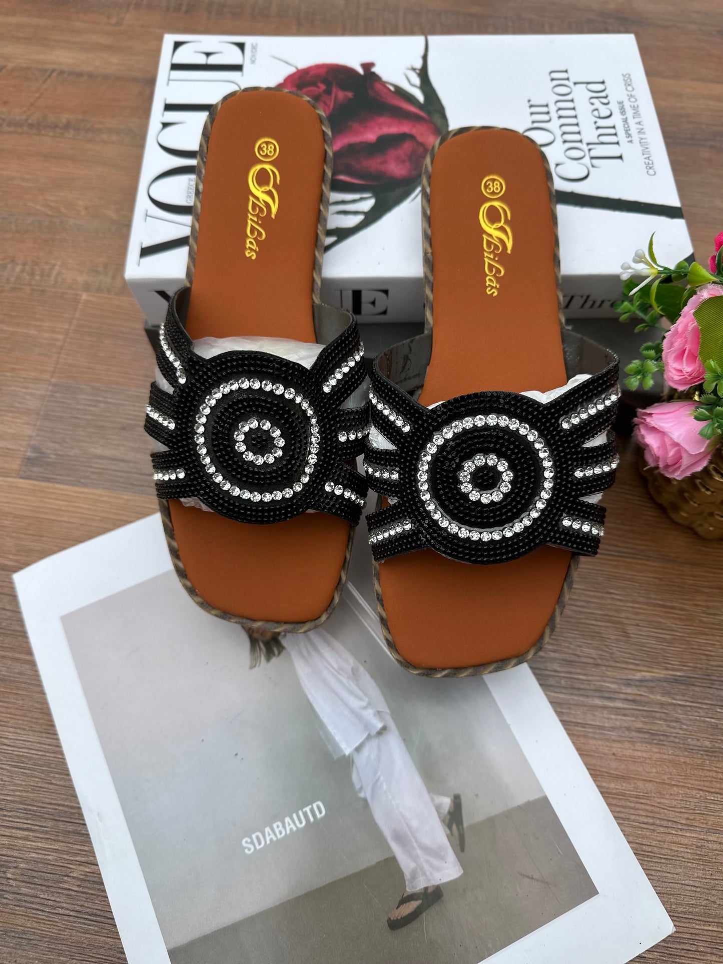 Lilas stone slippers 2