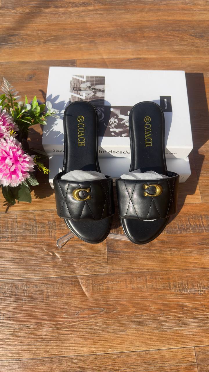 Coach slippers