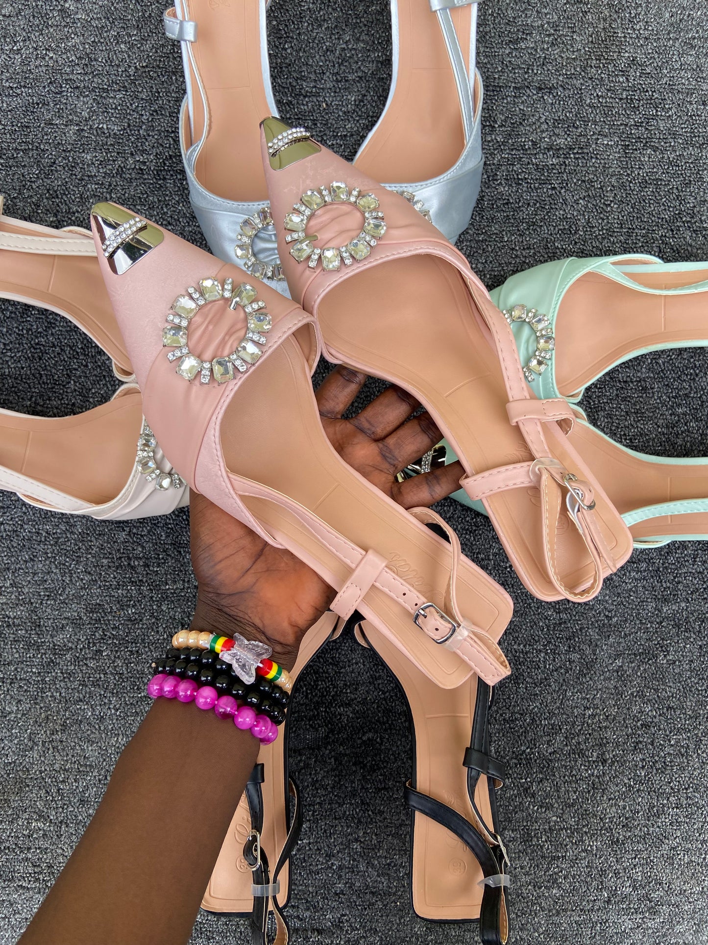 Lilas clip heel