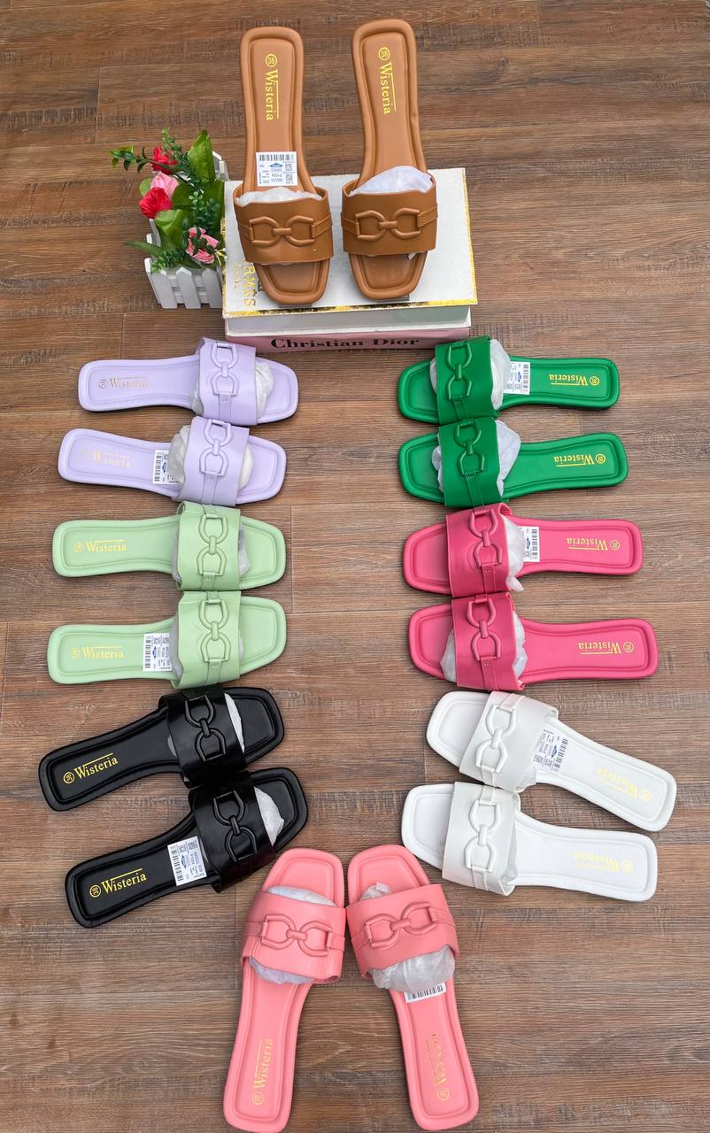 Wisteria slippers