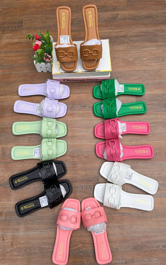 Wisteria slippers