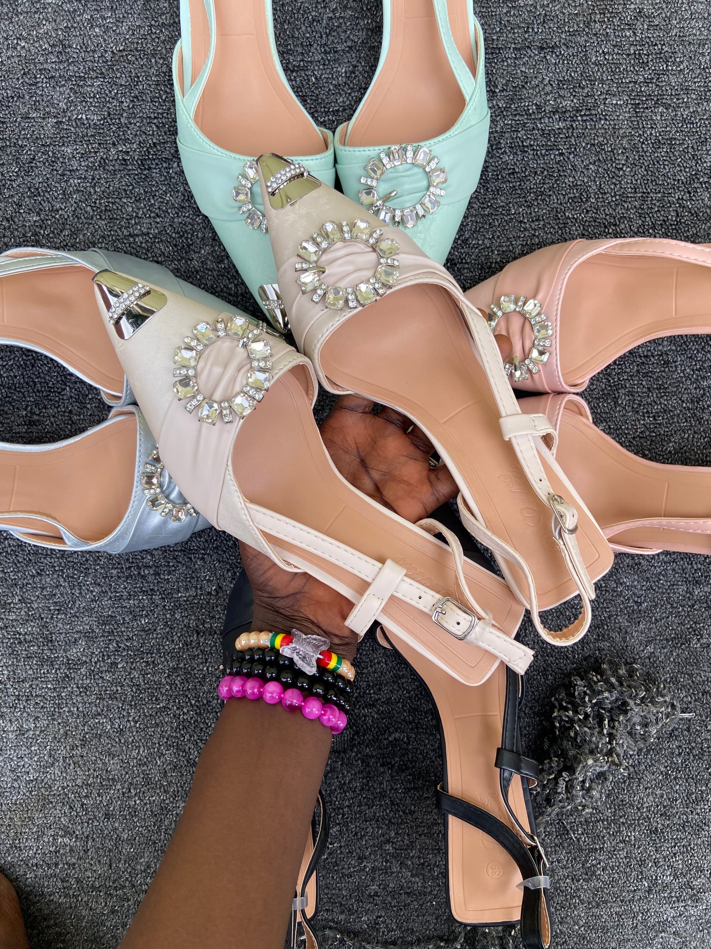 Lilas clip heel