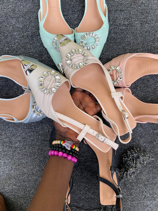 Lilas clip heel