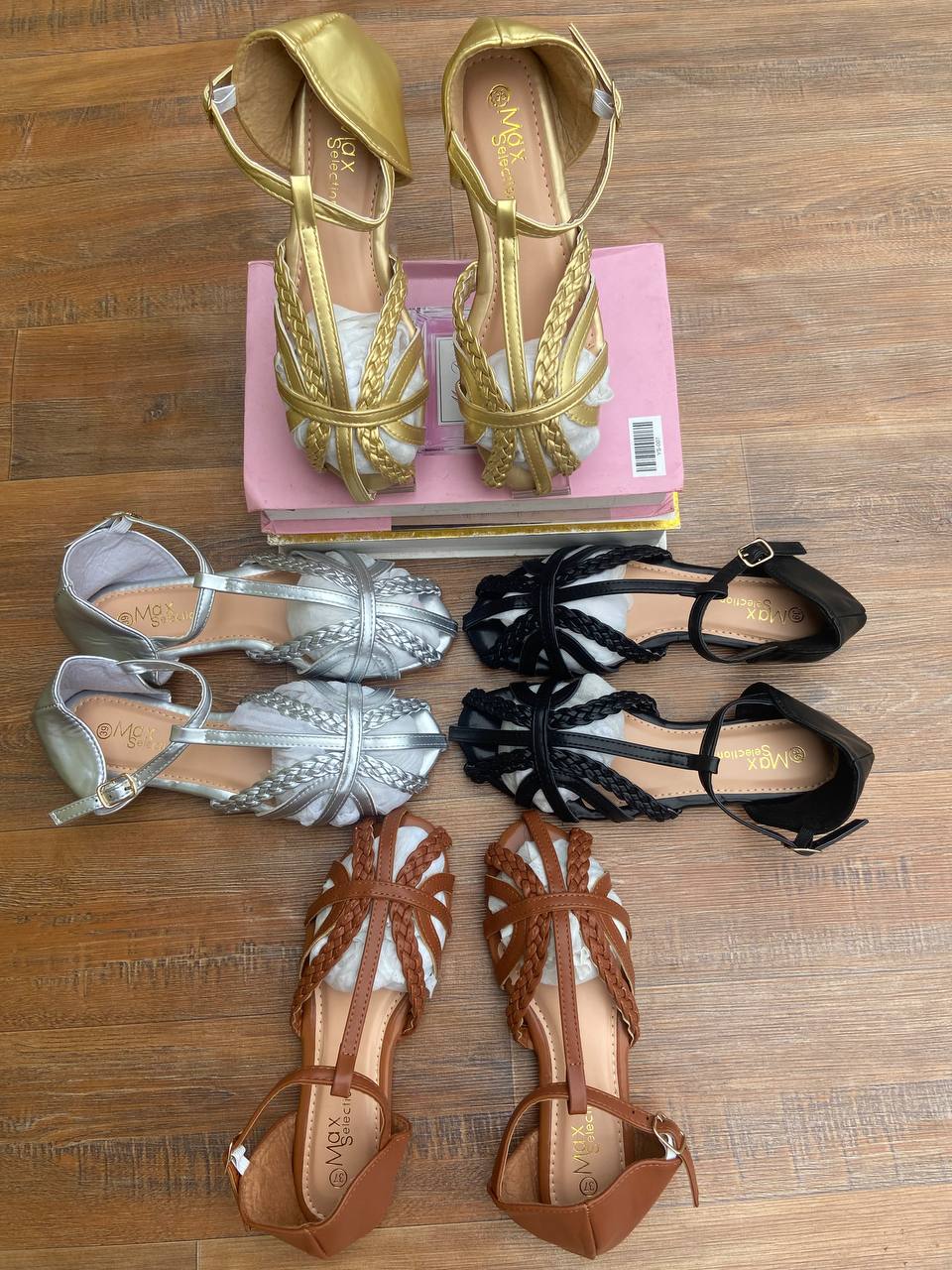 Leather sandals…