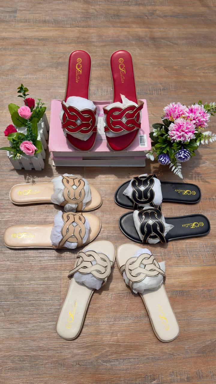 Lilas twist slippers
