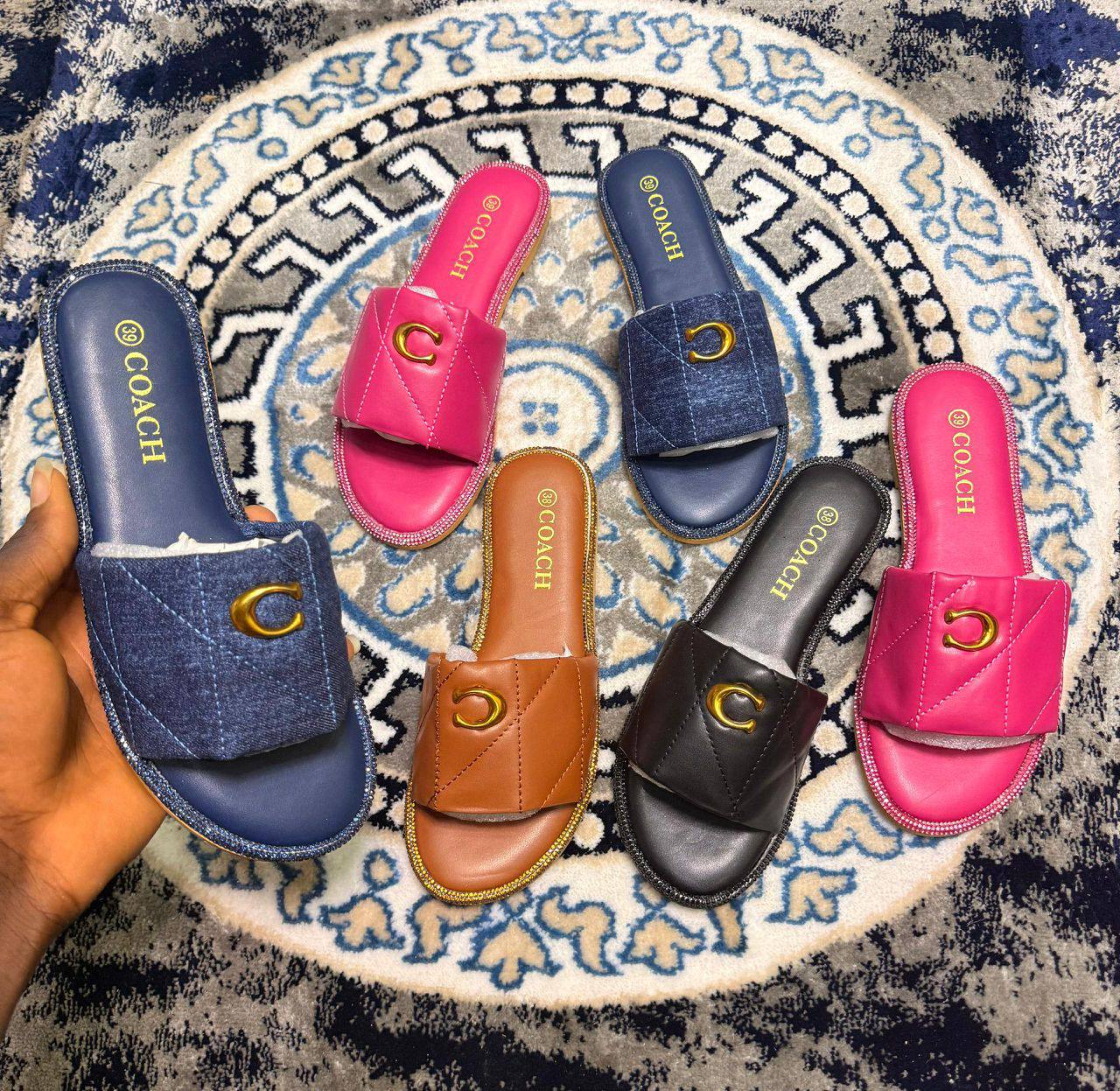 Coach slippers