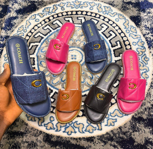 Coach slippers