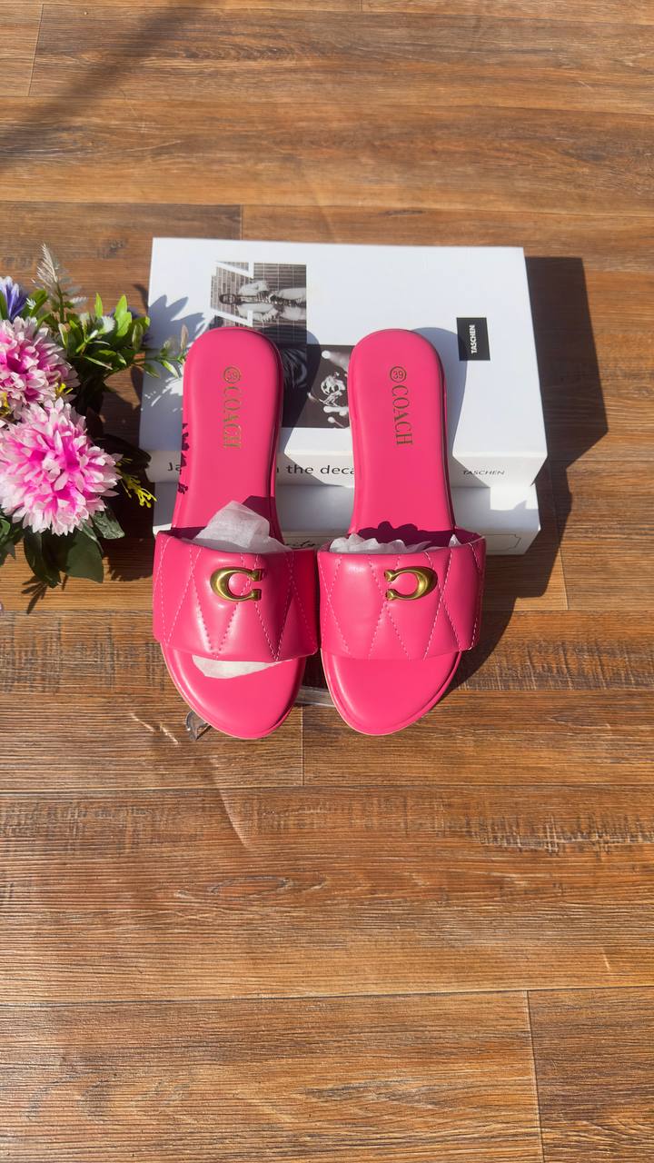 Coach slippers