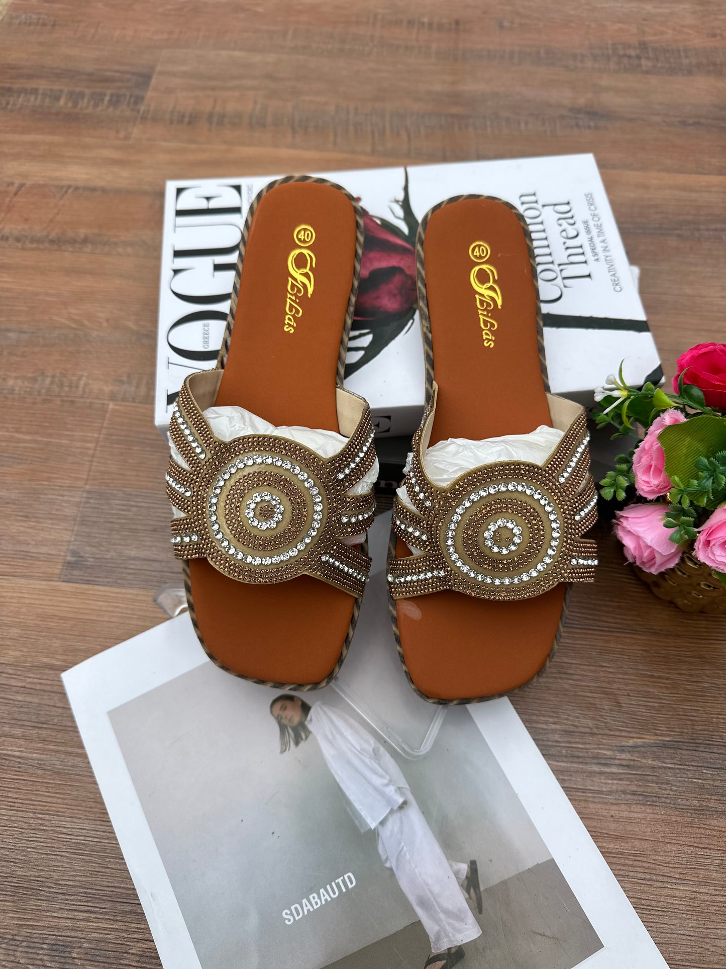 Lilas stone slippers 2