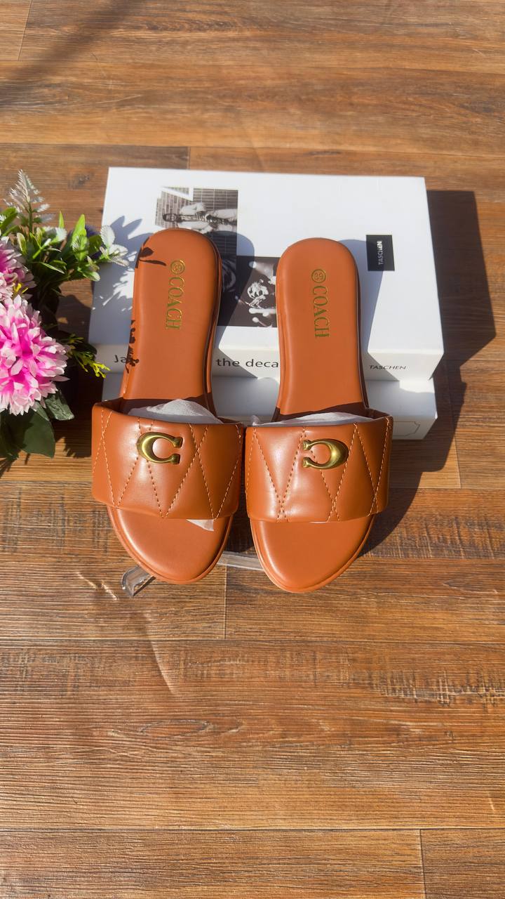 Coach slippers