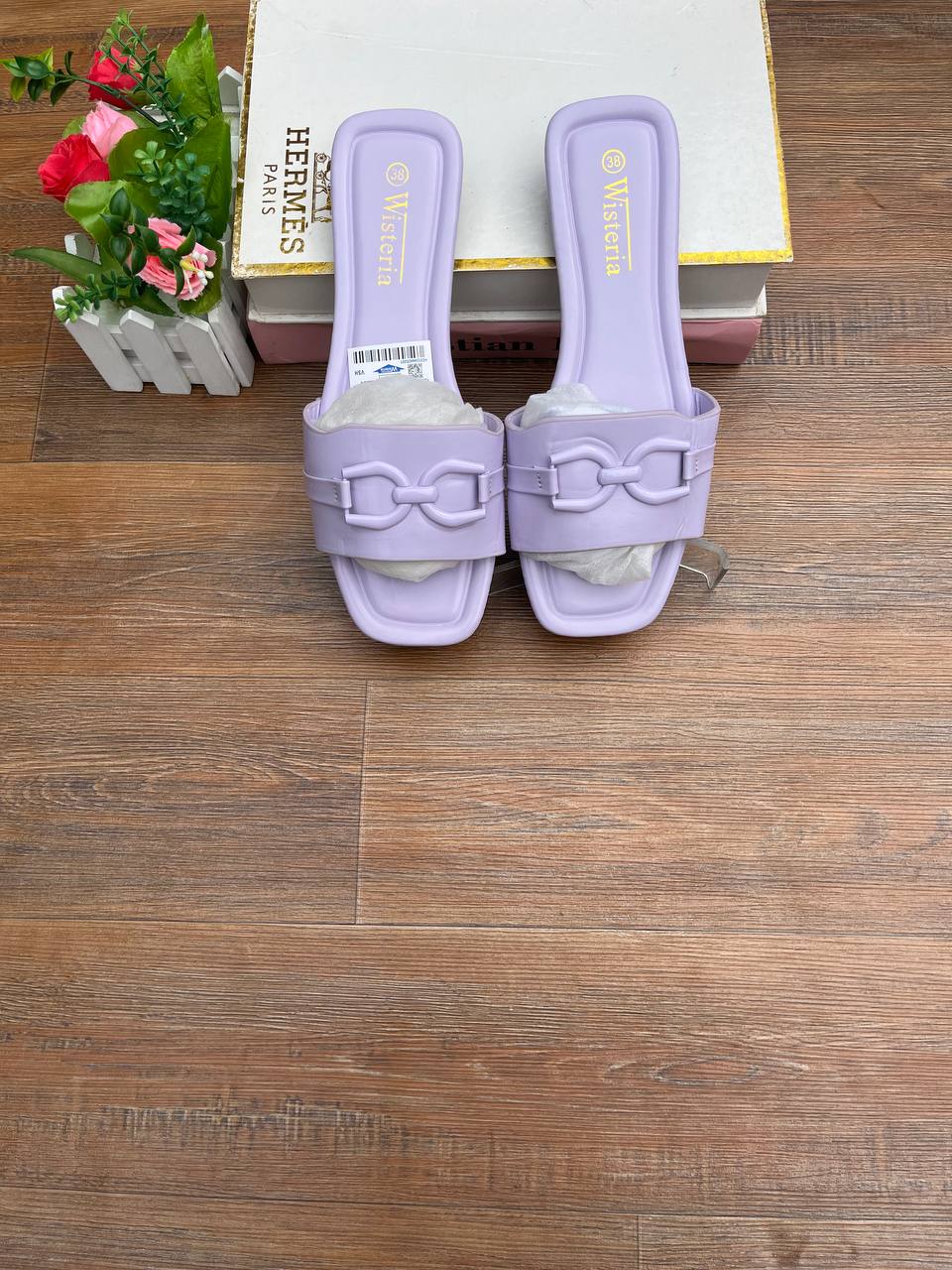 Wisteria slippers