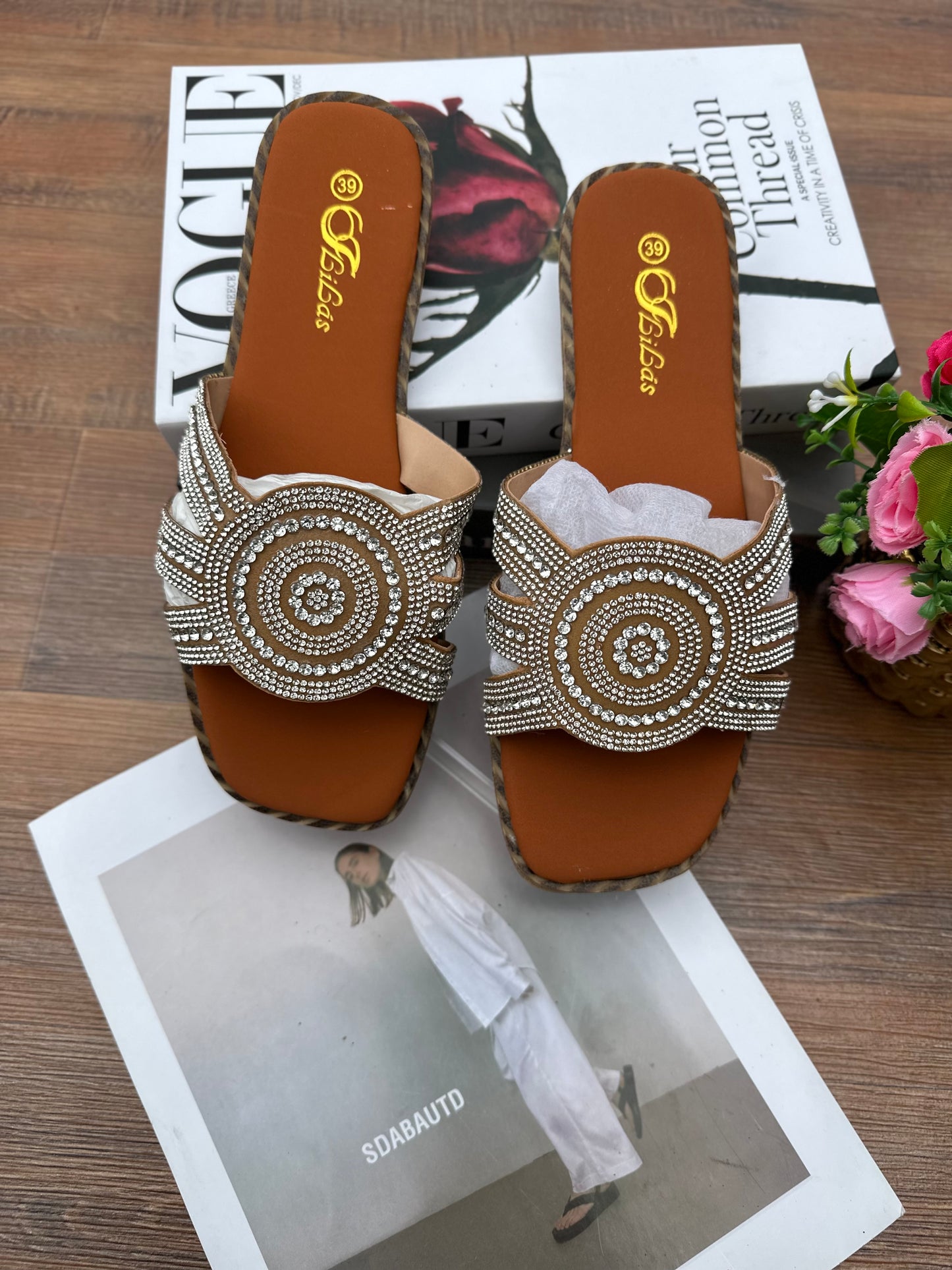 Lilas stone slippers 2